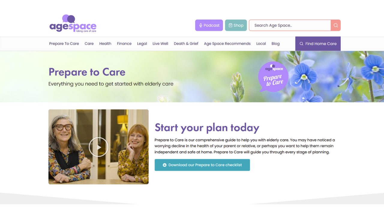 Age Space_Prepare to Care