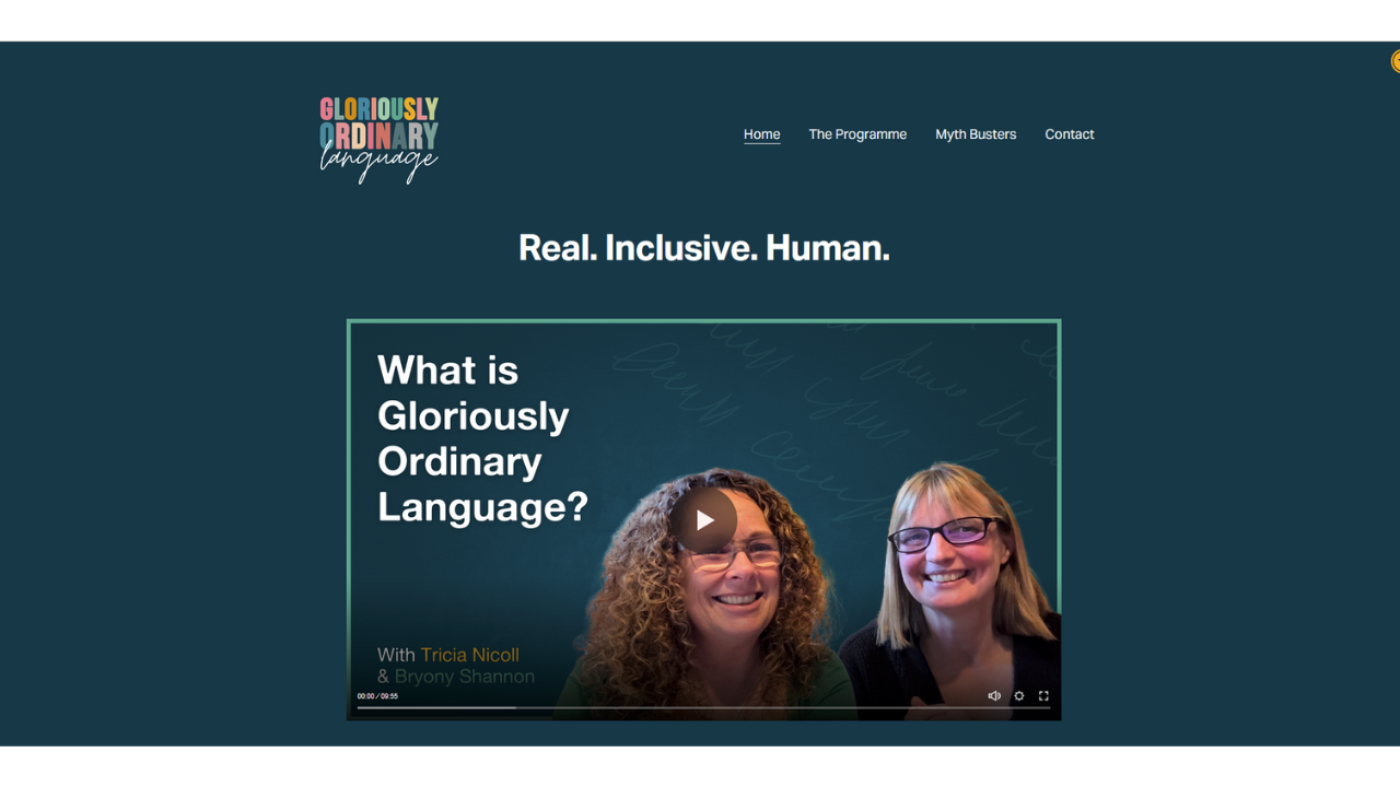 Gloriously Ordinary Language