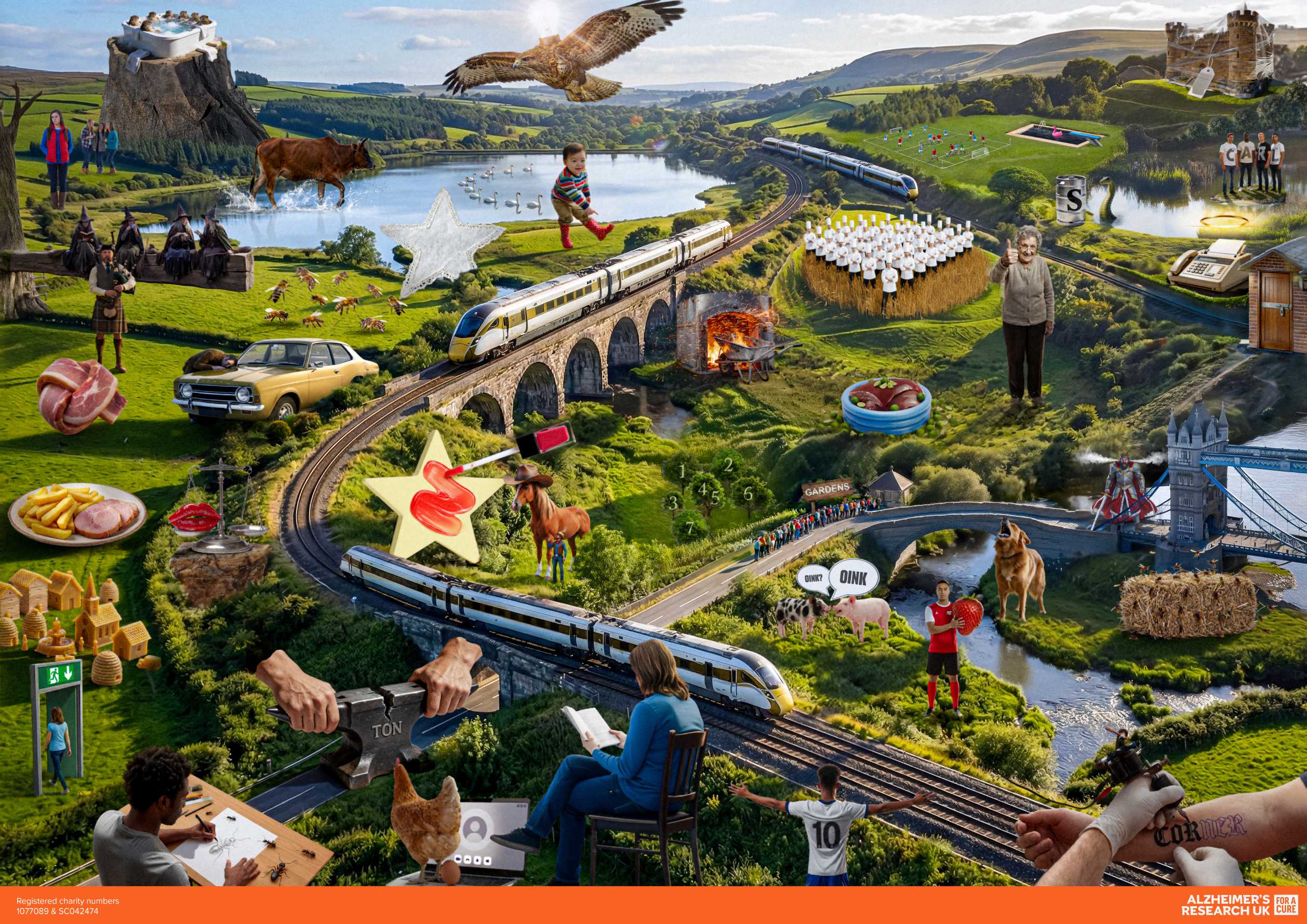 Alzheimers UK Think Brain Health picture puzzle