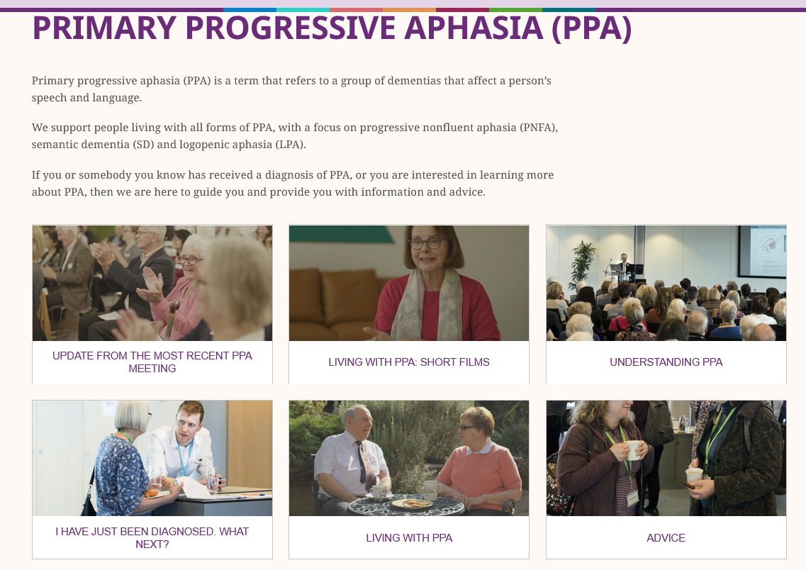 Primary Progressive Aphasia Information