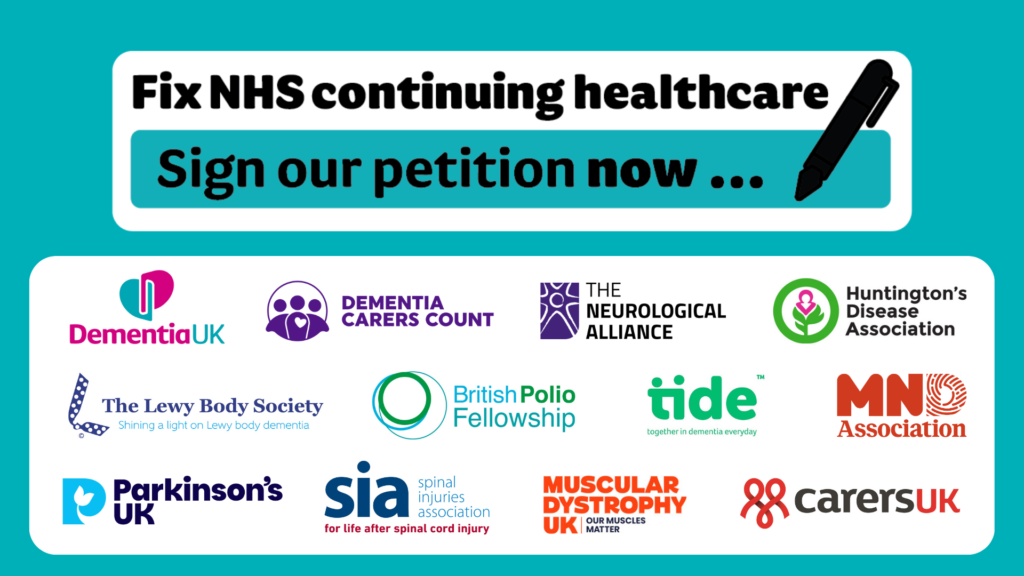 ‘Fix NHS continuing healthcare’ petition