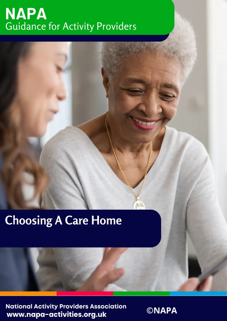 Guidance for Choosing A Care Home - NAPA Activity Providers